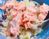 レンチンで時短！焼き鮭のポテトサラダ作り方7写真