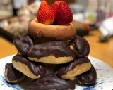 子供と作る☆簡単エクレアクリスマスケーキ作り方3写真
