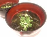 あおさのお吸い物作り方3写真
