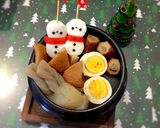 雪だるま☆はんぺん☆お鍋♩おでん♩キャラ作り方3写真