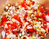 ラビゴットソースで野菜たっぷりお魚サラダ作り方1写真