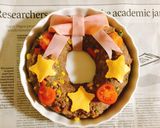 クリスマス☆リース型 ミートローフ作り方5写真