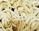 納豆のせ●しらす焼きうどん作り方2写真
