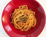缶詰で簡単ミートソースワンポットパスタ。作り方13写真