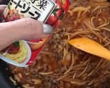 缶詰で簡単ミートソースワンポットパスタ。作り方8写真
