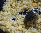 もち麦ごはんで玉子チャーハン作り方6写真