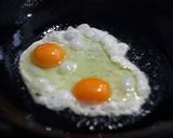 もち麦ごはんで玉子チャーハン作り方4写真