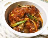 簡単♫トマト缶で煮込みハンバーグ作り方6写真