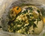 鶏の丸焼き キヌア&ライス入り作り方1写真