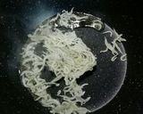やみつきシンプル　じゃこチャーハン作り方1写真