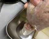 白ネギのひき肉詰め焼き作り方10写真