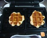 ♪ベルギーワッフル♪抹茶味作り方7写真