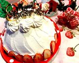 簡単♪♪可愛い♡クリスマスドームケーキ作り方5写真