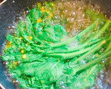 新芯菜（菜ばなの仲間）と高野豆腐の卵とじ作り方1写真