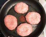 フライパンひとつで煮込み豆腐ハンバーグ作り方4写真