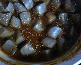 ローストチキンの煮汁でこんにゃくの煮物！作り方4写真