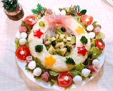 クリスマスリースポテトサラダ作り方5写真