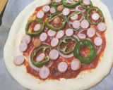 薄力粉多めでふわふわもちもちピザ生地！冬作り方6写真