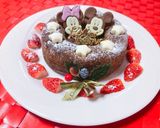 ♡簡単すぐ作れるクリスマスリースケーキ♡作り方4写真