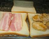 照り焼きチキン　クラブハウス✩サンド作り方4写真