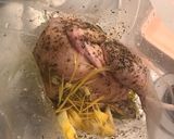 ジンジャーエールでパクチーローストチキン作り方1写真
