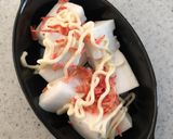 材料３つで絶品♪はんぺんの海老チーズ焼き作り方3写真
