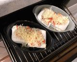 材料３つで絶品♪はんぺんの海老チーズ焼き作り方5写真