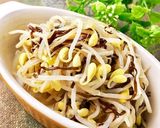 レンジで超簡単！豆もやしの塩昆布ナムル作り方4写真