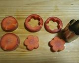 【野菜ソムリエ】金時にんじんのねじり梅作り方1写真