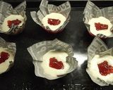 とろけるジャムチーズ　カップケーキ作り方6写真