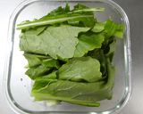 レンジ3分半！かぶの葉のごま和え作り方1写真