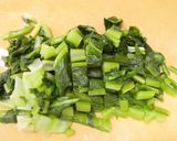 レンジ3分半！かぶの葉のごま和え作り方4写真