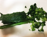 青菜と豚肉のそぼろの混ぜご飯作り方3写真