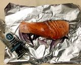 生サーモンとレモンのハニーマスタード包焼作り方2写真
