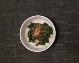 大根と豚肉と油揚げ炒め作り方7写真