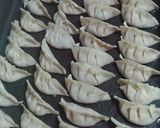 ホットプレートで一気に焼く　うちの餃子♡作り方3写真