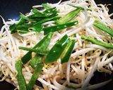 もやしとピーマンの塩昆布炒め＊作り方1写真