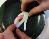 簡単おせち（かまぼこの飾り切り）作り方2写真