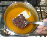 かぼちゃ小豆おしるこ♪簡単砂糖なしレンジ作り方8写真