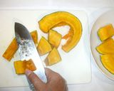 かぼちゃ小豆おしるこ♪簡単砂糖なしレンジ作り方2写真