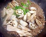 蓮根のひき肉炒め作り方2写真