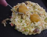 イモとすじコン入淡路島玉ねぎのお好み焼き作り方10写真