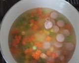 ☆朝食に♪ミックスベジタブル豆乳スープ☆作り方1写真