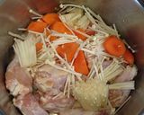 あたただしで鶏手羽元と冬野菜のだし煮作り方3写真