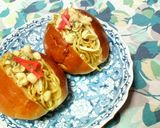 ✿もやしの❀カレー焼きそば✿ロール作り方5写真