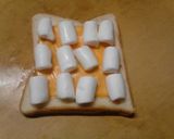 朝マシュマロチーズピーナッツトースト昼作り方3写真