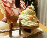 クリスマスケーキ組立簡単お菓子の家作り方14写真