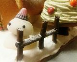 クリスマスケーキ組立簡単お菓子の家作り方16写真