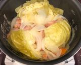 簡単おいしい炊飯器でキャベツスープ作り方5写真