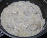 簡単！唐揚げリメイク☆クリーム親子丼作り方3写真